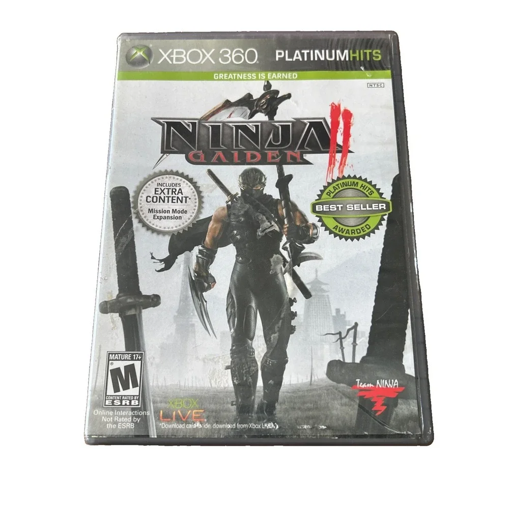 Ninja Gaiden II 2 [Platinum Hits] Boxed (Microsoft Xbox 360, 2008)